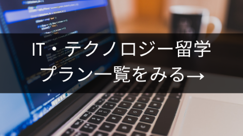 IT・テクノロジー留学プラン一覧